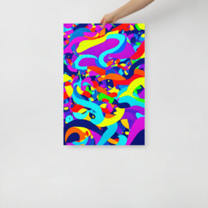 Lively Abstractions by Marie | Poster