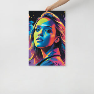 Colorful Angel by Kay | Poster