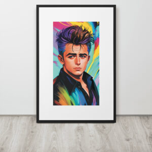 Rebel Hues by Lucho | Matte Paper Framed Poster With Mat