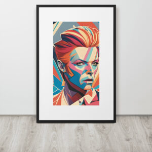 Faceted Vigor by Lucho | Matte Paper Framed Poster With Mat