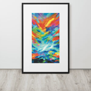 Twilight Disruption by Marie | Matte Paper Framed Poster With Mat