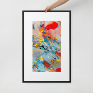 Ephemeral Tapestry by Lucho | Matte Paper Framed Poster With Mat