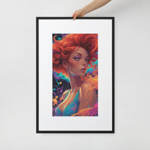 Dreams in Red by Kay | Matte Paper Framed Poster With Mat