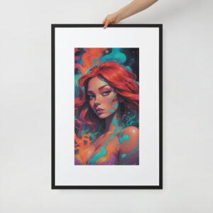 Dreams in Red III by Kay | Matte Paper Framed Poster With Mat
